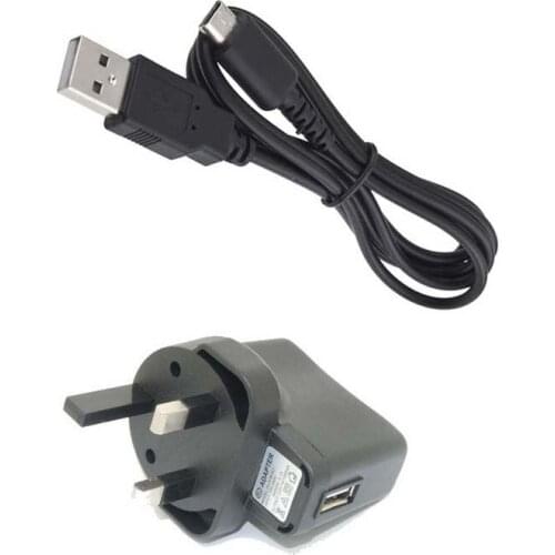 UK US AU EU Battery Wall AC Charger+USB SYNC Cable for For Nintendo DS NDS Lite NDSL new