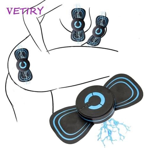 VETIRY Electric Shock Pad Nipple Clit Massage Penis Body Stimulation Adult Games Sex Toys for Women Men Physical Therapy Patch