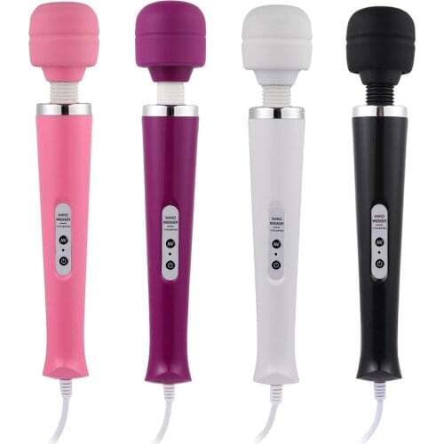 Woman G-spot Dildo Machine Clitoris Vibrator Power Portable AV Stick Sex Product Magic Wand Massager Adults Erotic Sex Toy