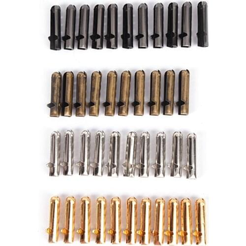 10pcs Metal Aglets DIY Shoelaces Repair Shoe Lace Tips Replacement Head Outdoor Tool