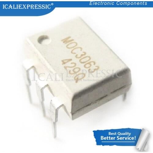 10PCS MOC3063-M MOC3063 EL3063 DIP-6 In Stock