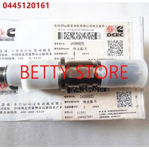100% geuine and new Common rail diesel injector 0445120161 for truck parts