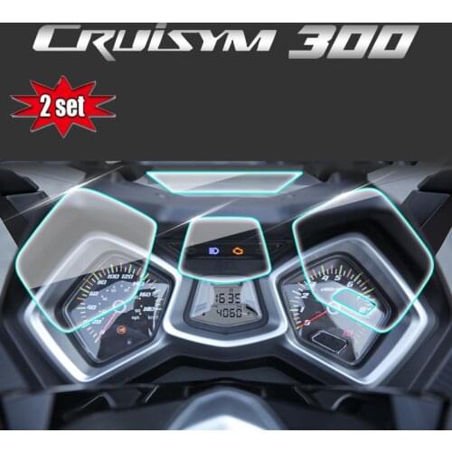 2 set Motorcycle TPU Instrument CRUISYM Speedometer Protection Film For SYM CRUISYM 300 joymax z300 Accessories
