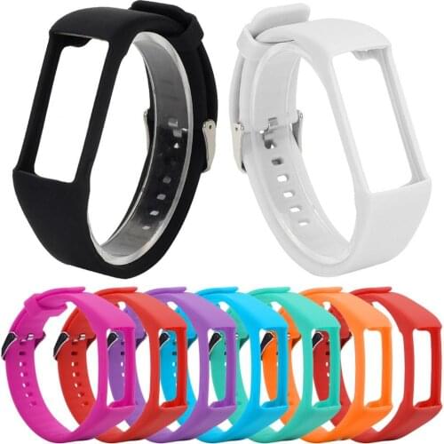 22mm Replacement Silicone Adjustable Wrist Strap Watchband smart armband Riem for Polar A360 A370