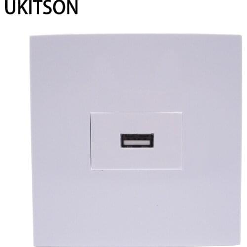86mm Faceplate Cover With USB2.0 Female Plug For Computer Laptop Mouse USB Extender Wall Outlet