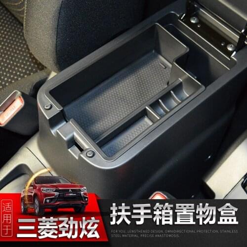 For Mitsubishi ASX 2013 2014 2015 2016 2017 2018 Car-Styling Car Central armrest box storage box decoration