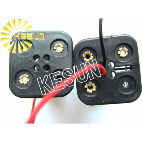 FREE SHIPPING 10PCS x 4 x AA back to back Battery Holder Socket With 150mm Wire