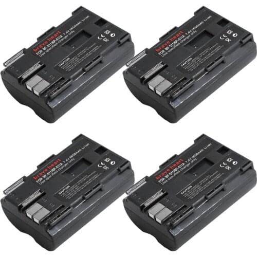 BP-511 BP-511A 2650mAh Camera Battery BP511 BP 511 For Canon EOS 40D 300D 5D 20D 30D 50D 10D D60 G6 BP 511A
