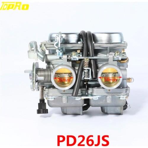 TDPRO Twin Carburetor Cylinder Carb Chamber LiFan 250cc Chinese Rebel Motorcycle Twin Cylinder engine CMX 250cc PD26JS CA250