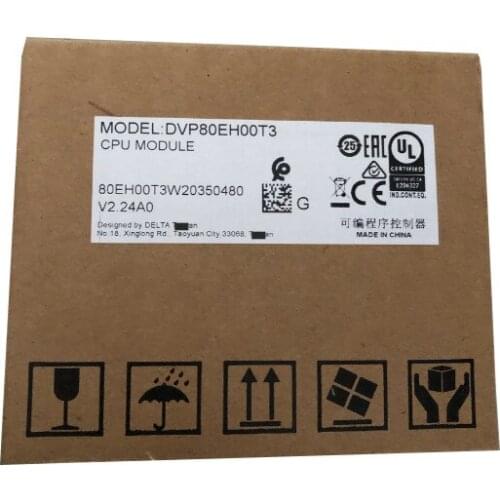 DVP80EH00T2 Updated To DVP80EH00T3 PLC Standard New Original