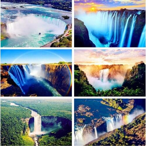 EverShine Diamond Painting Full Square Mountain Diamond Embroidery Scenery Picture Of Rhinestones Cross Stitch Mosaic Home Decor