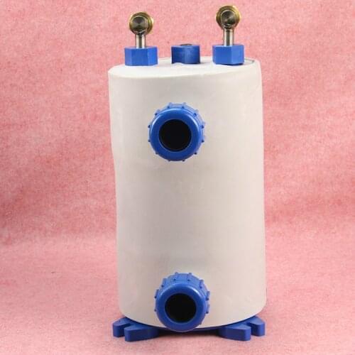 Pure titanium evaporator, small 1.5HP pool cold and warm pure titanium gun, seafood fish pool evaporator