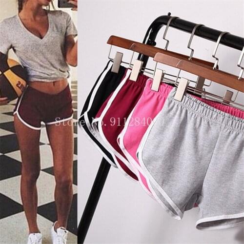 Summer Women Sports Shorts Short Pants Gym Workout Waistband Running Jogging Short