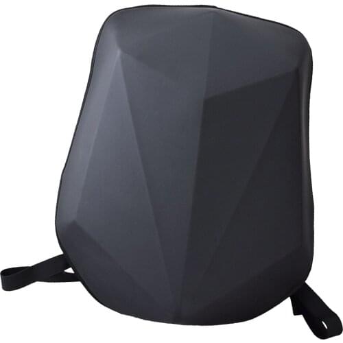 Oxford Cloth No Drag Stealth Motorcycle Motorbike Backpack Bag Hard Shell Adjustable Straps for Laptop Tablet 50 x 36cm