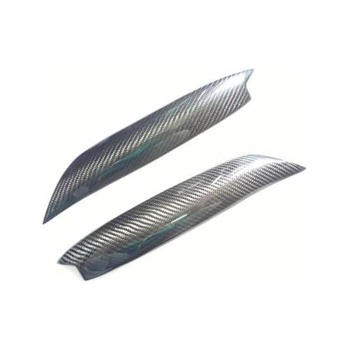 Carbon Fiber Headlight Eyelids Eyebrows for 2007-2014 Smart Fortwo For2 Type B