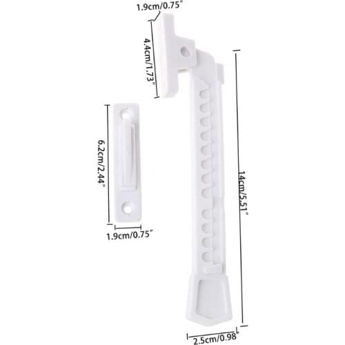 2021 New ABS Window Brace With Screws Window Sash Lock Child Safety Window Latch Window Stay Catch