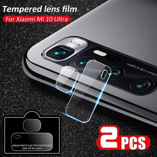2Pcs Camera Lens Film for Mi 10 Pro Glass for Xiaomi Mi 10 Lite Ultra Pro Mi10 Screen Protector for Xiaomi 10 Lite Mi10 Pro Glas