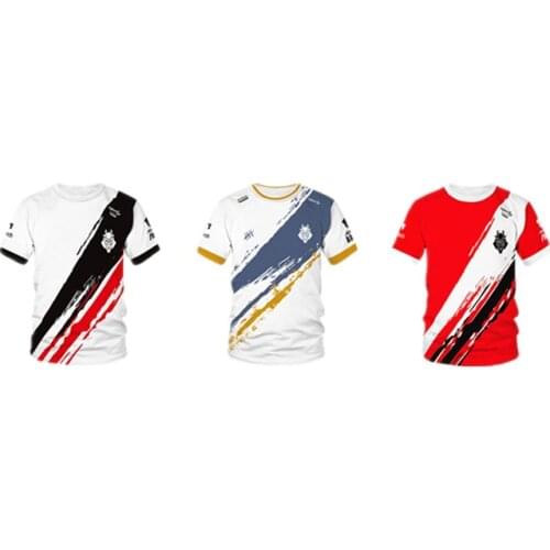 LOL CSGO Gaming Professional T-shirt G2 Various Fashion T-shirts Summer Official Website New G2 Gaming Game Jersey