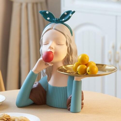 Nordic Light luxury lovely bubble girl porch key to store and decorate living room household accessories housewarming gift