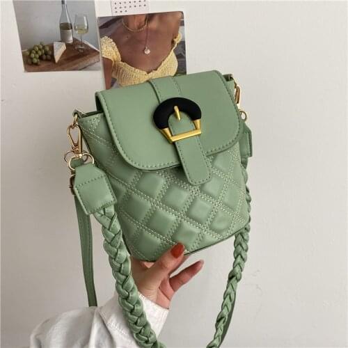2021 New Trendy Summer Fashion Small Bag Womens Bucket Bag Single Shoulder Cross Body Bag Woman Purses and Handbags