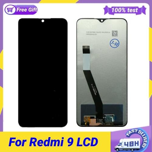 Original For Redmi 9 LCD 6.53" Display Touch Screen Digitizer Assembly for Xiaomi Redmi 9 Repair Parts