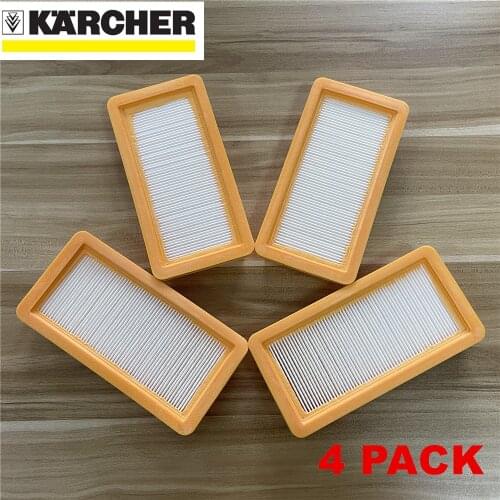 4 Pack Karcher HEPA filter for DS5500 DS6000 DS5600 DS5800 fine quality vacuum cleaner Parts Karcher 6.414-631.0 hepa filters