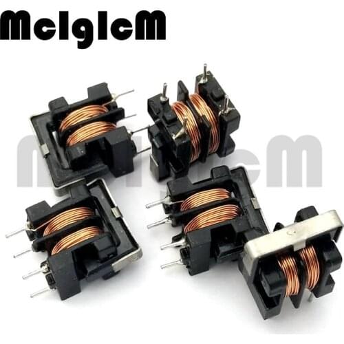 5pcs UU9.8 UF9.8 Common Mode Choke Inductor 5mH 10mH 20mH 30mH For Filter Inductance Pitch 7*8mm Copper wire