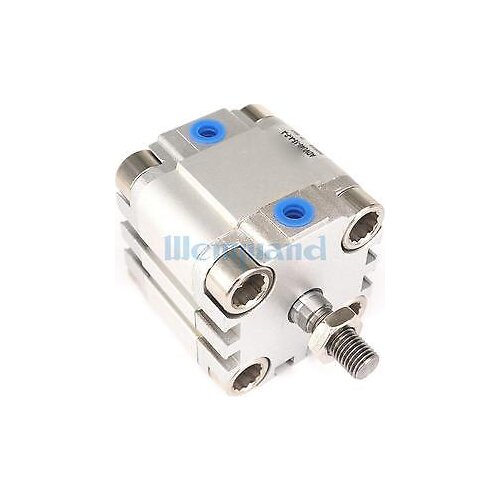 ADVU-40-15-A-P-A Compact Pneumatic Cylinder Bore 40mm Stroke 15mm Double Acting With Magnet