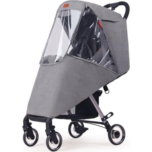 Baby Stroller Accessories Rain Cover PVC Universal Wind Dust Shield With Windows For Strollers Pushchairs Stroller Accessories