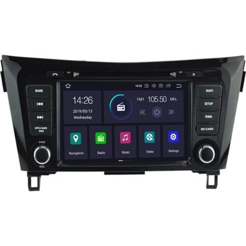 Autostereo Android 10 Car DVD Player GPS navigation For Nissan X-TRAIL Qashqai Dualis Rouge 2013+ head unit radio tape recorder
