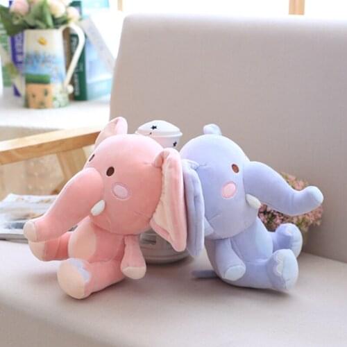 20/30cm plush Big Ear Elephant lifelike cute Pillow soft sofa decoration Early education good quality christmas gift for lover