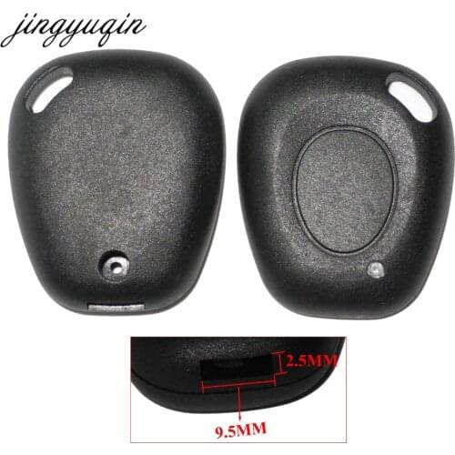 Jingyuqin 1 Button Key Case for Renault Megane Scenic Laguna Remote Key FOB Shel Without Blade