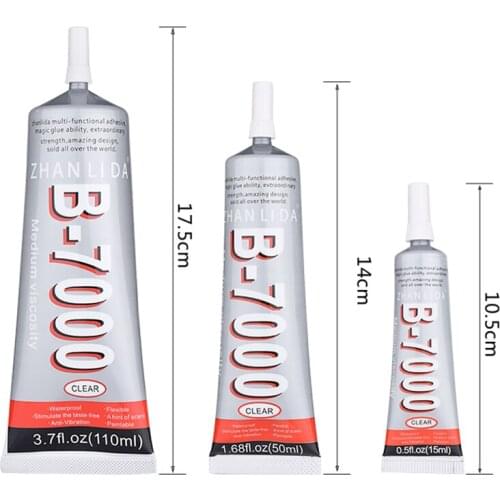 Kleber b7000 transparent 15 ml 50 ml 110 ml für telefon reparatur metall glas keramik Holz stoff haut PVC nylon kunststoff XRHot
