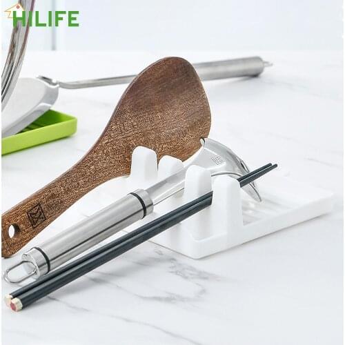 Ladle Shovel Rack Heat Resistant Storage Shelves Pot Lid Holder Utensil Spatula Holder Cooking Tools Holder Stand Spoon Rest