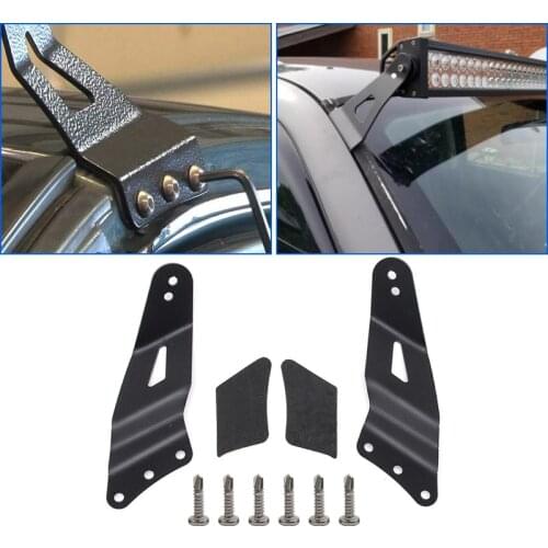 For Chevrolet Chevy GMC Sierra Yuko Silverado Tahoe Suburban Pillar Mounting Bracket for Upper Windshield Led Light Bar