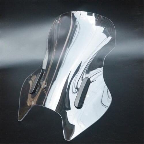 Windshield Windscreen Front Glass Airflow Deflector w/ Mount Support Bracket Kits for Benelli 502C