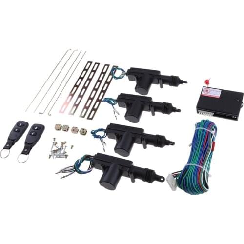 Power Central Lock Kit Car Remote Control Conversion,Take with 2 Keyless Entry-Universal Fits for 2,3,4 Doors Vehicles