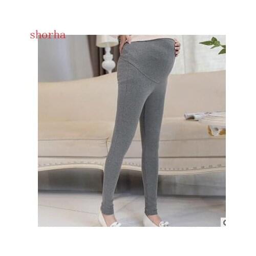 New Maternity Pants cotton Trousers Spring and autumn Thin Pencil Pant leggings for pregnant Clothes leggings for pregnant women