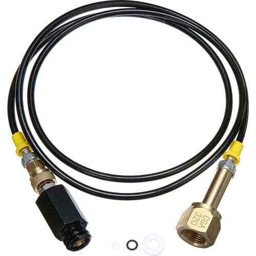 New CGA320 soda bottle To CO2 Tank Adapter soda bottle External Hose Adapter Kit To CGA320 Tool Accessories