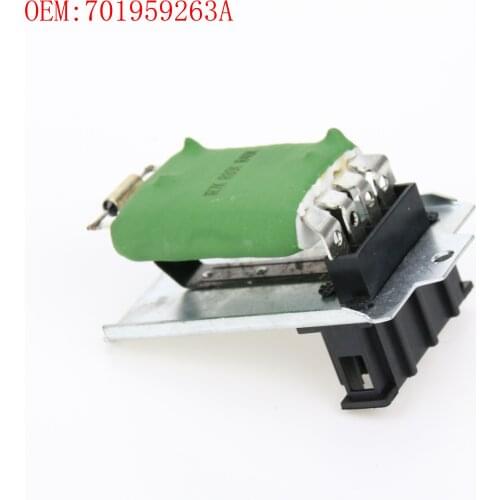 NEW Homie Best Quality 701959263A Blower Motor Resistor For VW Golf 3 / Vento / Polo 6N / T4 Bus Jetta Heat resistance/Regulator