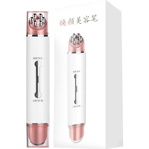 Portable Electric Facial Eye Massager Pen Vibration EMS Rejuvenation Eye Machine Lifting Anti-wrinkle Beauty Device Hot Compress