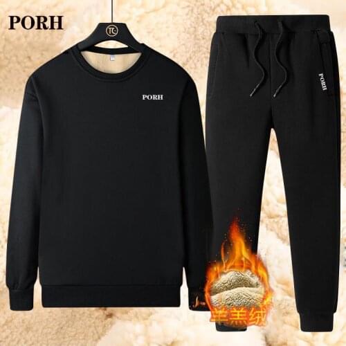 2021 Casual Tracksuit Men Sets Brand Sportswear Streetwear Hoodies and Pants Two Piece Sets Autumn and Winter