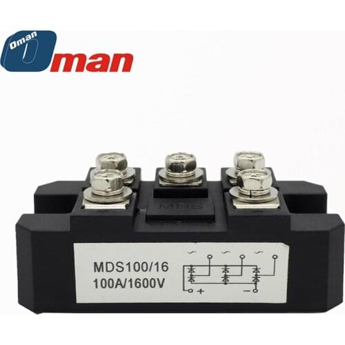 Puente Rectificador De Diodos MDS100A 1600V Three-phase rectifier diode bridge 100A MDS100A1600V