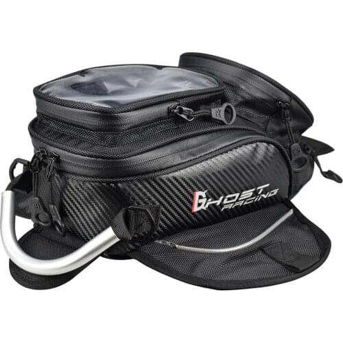 Premium Fuel Tank Bag Motorcycle Magnetic Outdoor Wallet Bags Nylon Bag for Motorcycle Dirt Bike Dual Sport Black