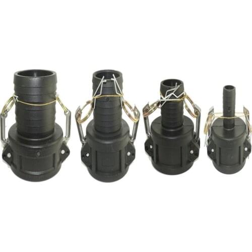 1-Inch,1.5-Inch,2-Inch,3-Inch,Heavy Duty Poly Polypropylene Cam Groove Fitting, IBC Water Tank Hosetail Camlock Coupling connect