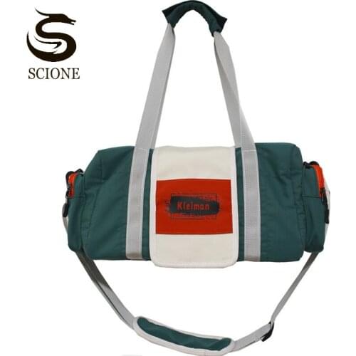 Unisex Large Capacity Travel Bags Patchwork Luggage Bag Lightweight Boarding Bag Sports Gym Handbags Casual Shoulder Bag XA207M