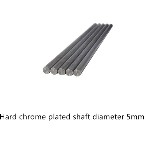 3D printer rod shaft WCS 5mm linear length 500mm chrome plated guide rail round