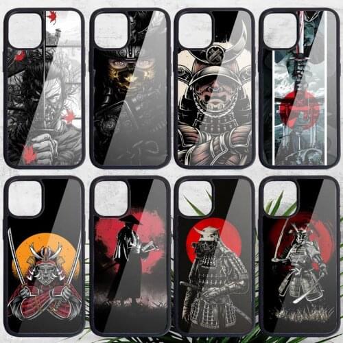 Japan Samurai Art Phone Case PC for iPhone 11 12 pro XS MAX 8 7 6 6S Plus X 5S SE 2020 XR
