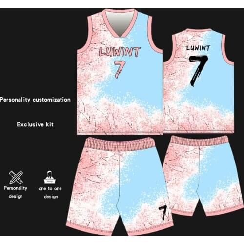 2020 Basketball shorts set women sleeveless tracksuit personality customization basketball training suit Sportswear