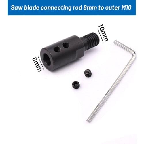 1 Set 5-14mm M10 Bushing Saw Blade Connecting Shaft For Saw Blade Connection Joints Coupling Chuck Adapter Angle Grinder Tool